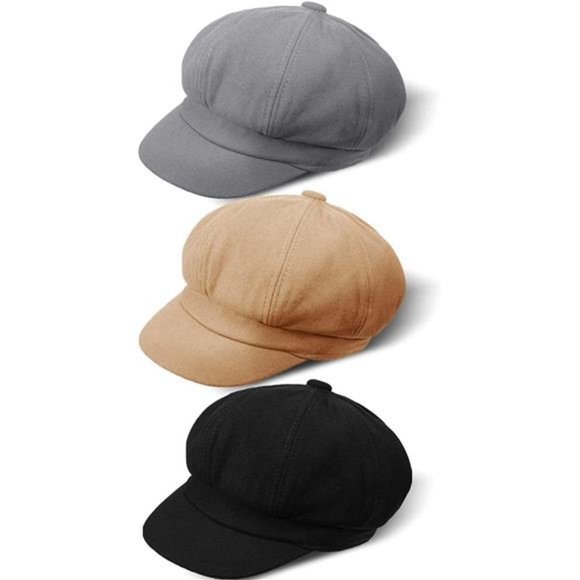 Baker Boy Hat Women Newsboy Cap Warm Wool Visor Beret Hats Soft Newsboy Hats For Women Vintage For Women Girls Bdc853e6 C3d3 4515 Bfd7 F9549e537833.2dae7754657f28461d9d5929d1653c0b Peaked Beanie